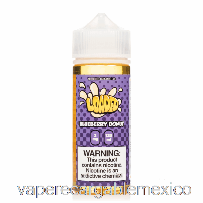 Vape Recargable Blueberry Donut - E-líquido Cargado - Vapores Despiadados - 120ml 3mg